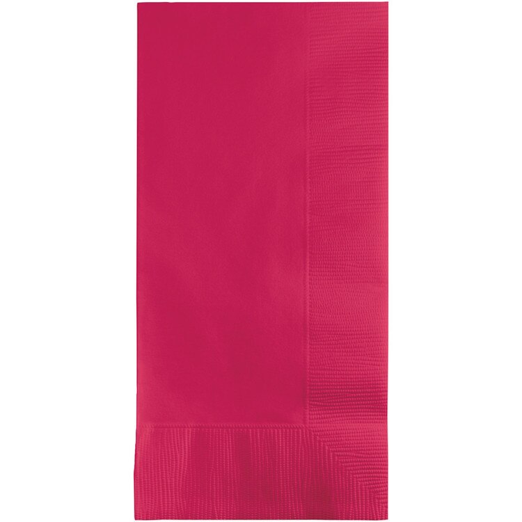 Solid Dinner Napkins hot magenta